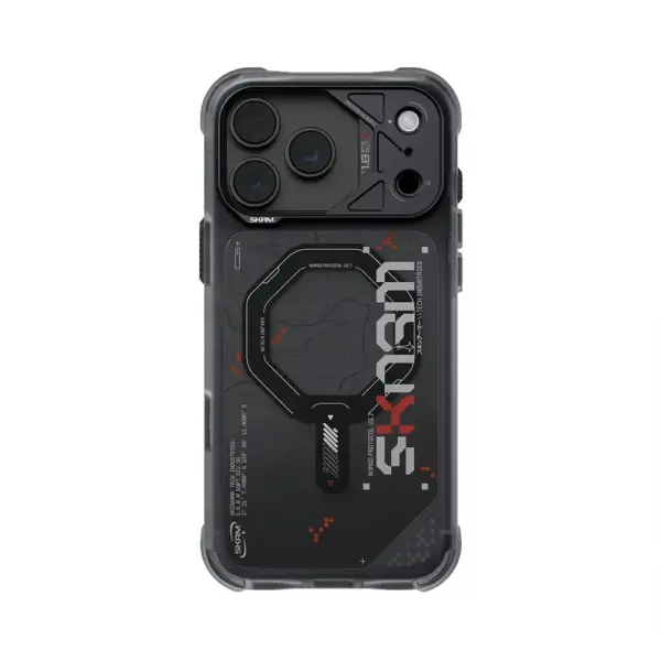 حافظة SkinArma Sonar تدعم MagSafe لهاتف iPhone 18 Pro Max - أسود