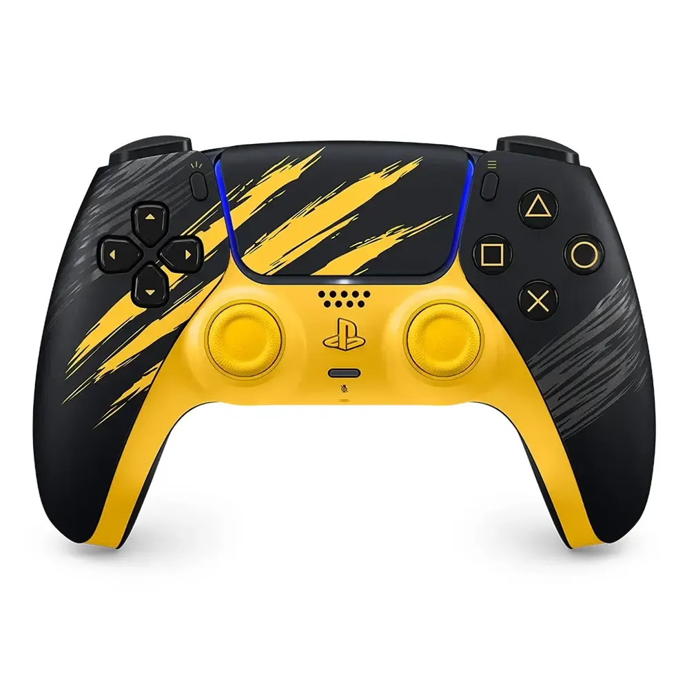 lkmdww PS5 DualSense Wireless Controller - Marvel’s Wolverine Battle Yellow Limited Edition - Image 1