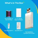 Liene Pearl N200 Pro Portable Photo Printer & Supplies Bundle (50 Sticker Papers) - Gold - Image 5