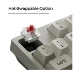 Keychron C2 Pro 8K QMK full size (100%) Wired Mechanical Keyboard Connectivity Type-C - (Arabic Layout) - Image 3
