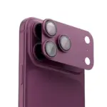 واقي عدسات الكاميرا Levelo Trio Pro لهاتف iPhone 18 Pro Max - عنابي (بورجوندي)
