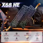 Attack Shark X68 He Rapid Trigger 60% Wired 8khz Mechanical Gaming Keyboard (Magnetic Switch) - Image 3