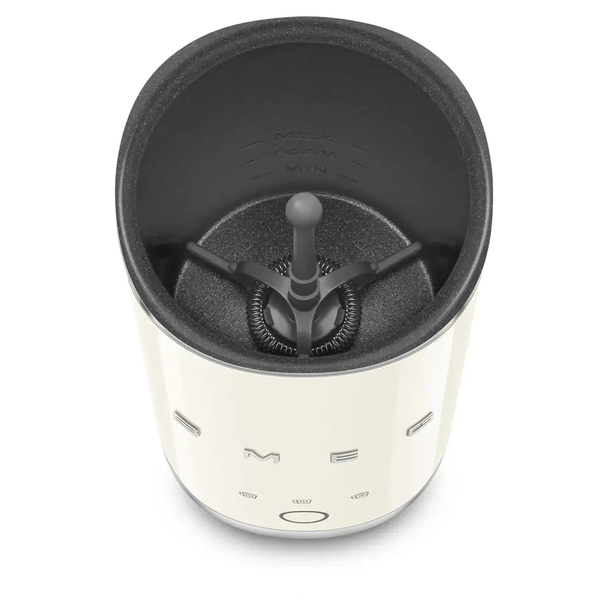 Smeg 50's Style Mini Milk Frother - Cream - Image 3