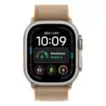 Apple Watch Ultra 4, GPS + Cellular, 49mm, Natural Titanium Case with Sand Trail Loop - M/L
