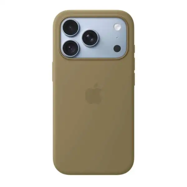 حافظة Apple iPhone 18 Pro السيليكون مع MagSafe - زيتوني