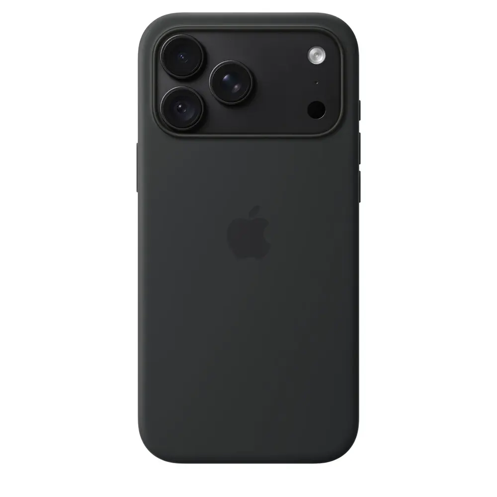 pkwf Apple iPhone 18 Pro Max Silicone Case with MagSafe - Black - Image 1