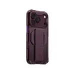 ⁦حافظة SkinArma Helio CE تدعم MagSafe مع مسند ومقبض تثبيت لهاتف iPhone 18 Pro Max - عنابي⁩ - الصورة ⁦3⁩