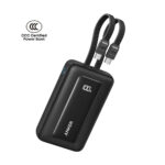 Anker Zolo Power Bank 10000mAh 35W with Built-in Dual USB-C Cable - Black