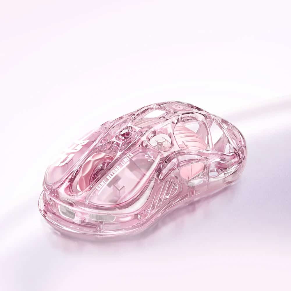 rtyhrdfthrfjh GravaStar Mercury M2 Wireless Gaming Mouse - ماوس ألعاب لاسلكي - Crystal Rose - الصورة 1
