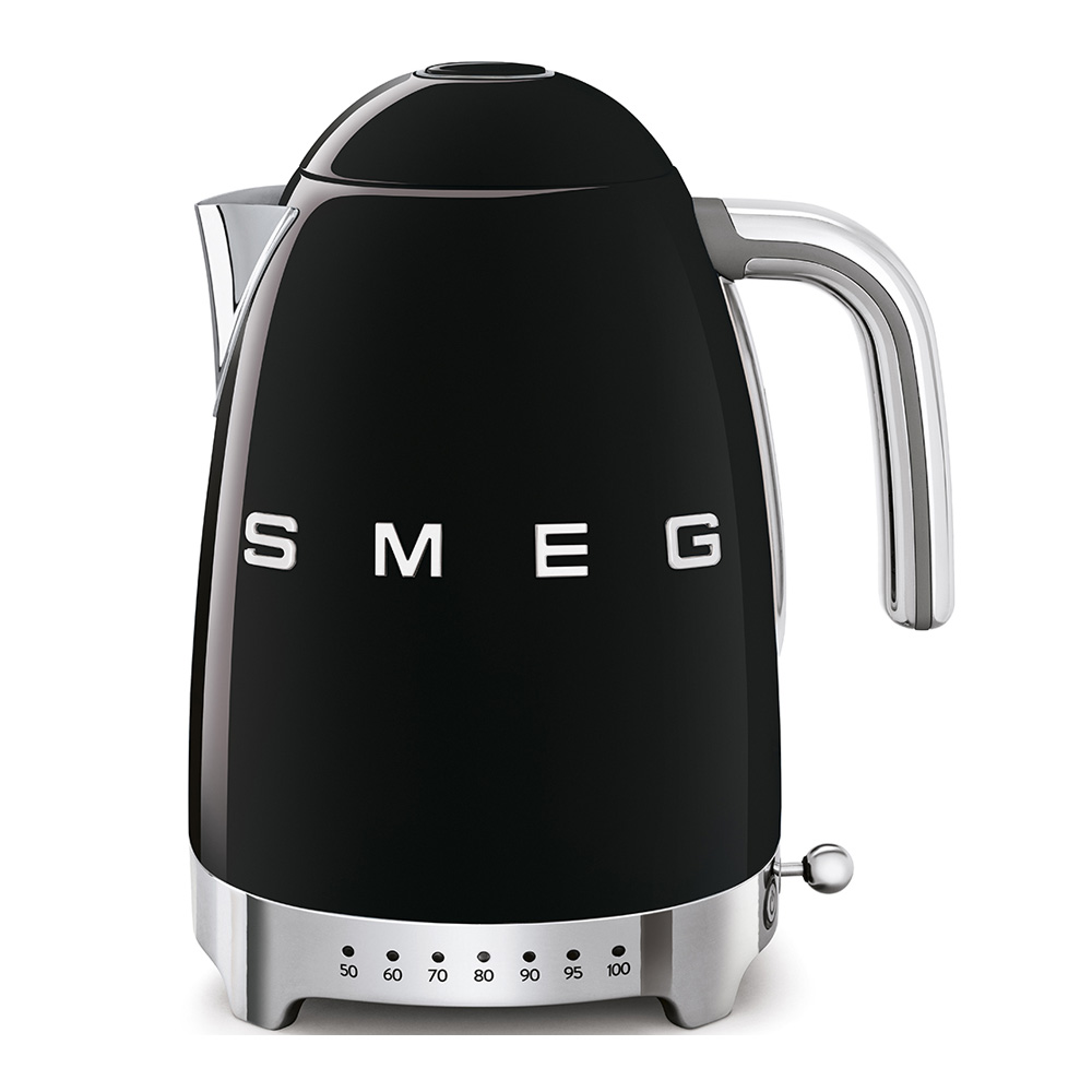sdfcsdzfcsef SMEG 50's Style Variable Temperature Kettle - Black - Image 1