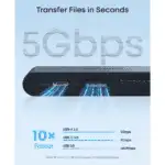 Anker Nano USB-C Hub (6-in-1, 5Gbps) - Black - Image 4
