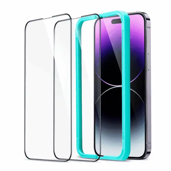ESR Armorite edge to edge Tempered Glass Screen Protector - Apple iPhone 14 pro - Pack of 2