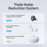Anker  Soundcore Sleep A30 Smart Noise Cancelling Sleep Earbuds - Mist Lilac Special Edition - Image 3