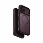 Uniq Veren Frosted Shield Case for iPhone 18 Pro Max - Burgundy Frost