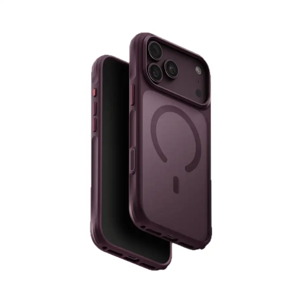 tukygk Uniq Veren Frosted Shield Case for iPhone 18 Pro Max - Burgundy Frost - Image 1