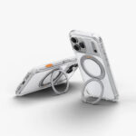 Uniq Swivix 360 Rotating Kickstand Case for iPhone 18 Pro Max - Lucent Clear - Image 4