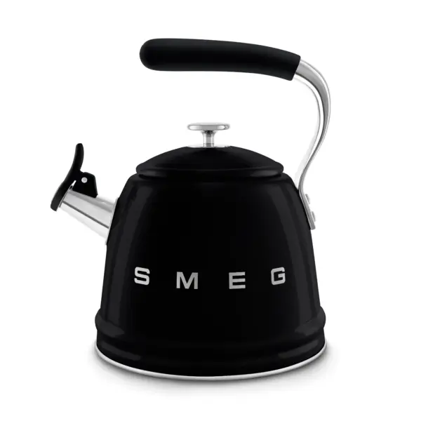 Smeg 50's Style Whistling Kettle - Black