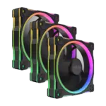 حزمة مراوح ثلاثية ASUS Prime MR120 ARGB Triple Pack - أسود