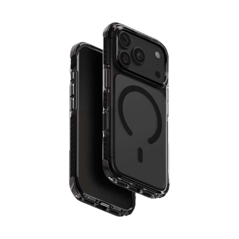 2346345457457 (1) حافظة Uniq Combat الواقية ثلاثية الطبقات لهاتف iPhone 18 Pro - أسود كربوني - الصورة 1