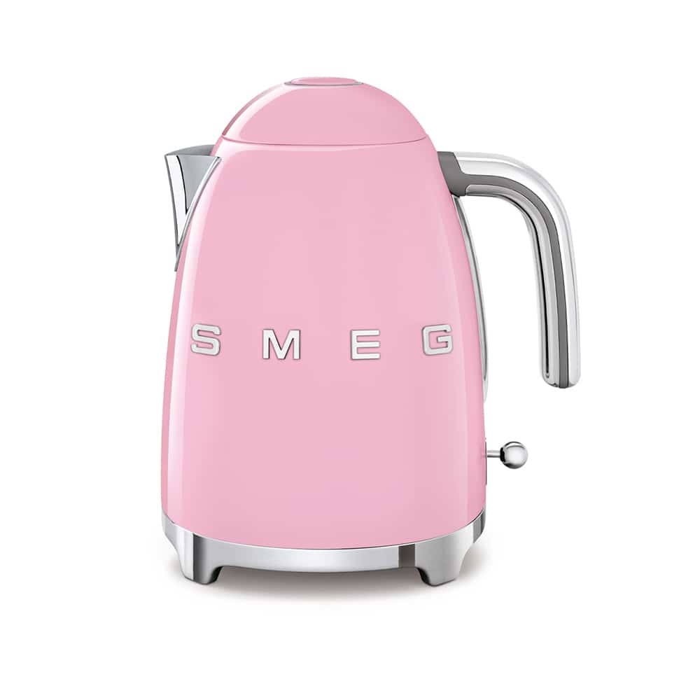 23564364547 غلاية كهربائية من Smeg بتصميم مستوحى من الخمسينيات سعة 1.7 لتر - لون وردي - الصورة 1