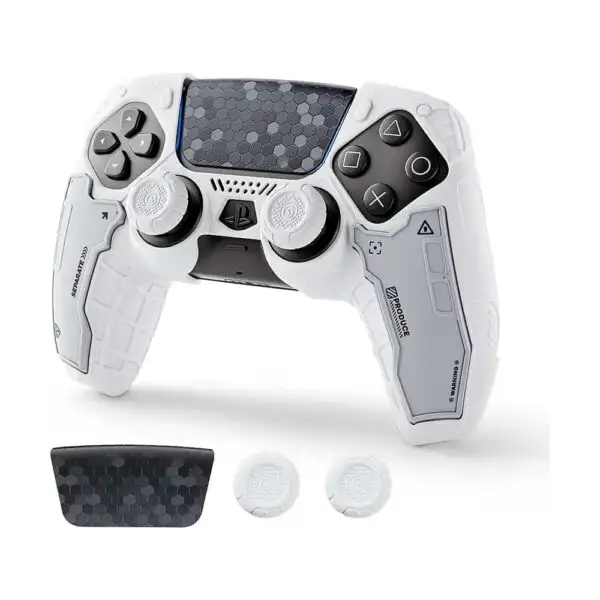 GeekShare Anti-Slip Silicone Protective Case For PS5 Controller - Dawn White