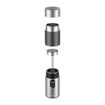 Lepresso MokaRise Electric Moka Maker with One-Touch Operation - Silver - Image 2