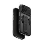 Uniq Heldro Air Grip Case for iPhone 18 Pro - Tinted Smoke