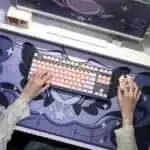 GeekShare Star Wings Dark Gaming Mouse Pad – Dark Purple - Image 5
