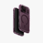 LifePro Xtreme Clear MagClick Case for iPhone 18 Pro - Deep Burgundy