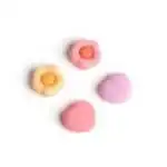GeekShare Flower-Heart Silicone Thumb Grip Caps For Nintendo Switch 2 - Pink