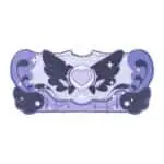 GeekShare Star Wings Dark Gaming Mouse Pad – Dark Purple