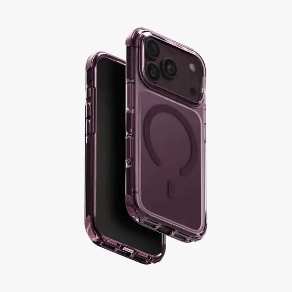 Uniq Combat Triple-Layered Protective Case for iPhone 18 Pro - Deep Burgundy