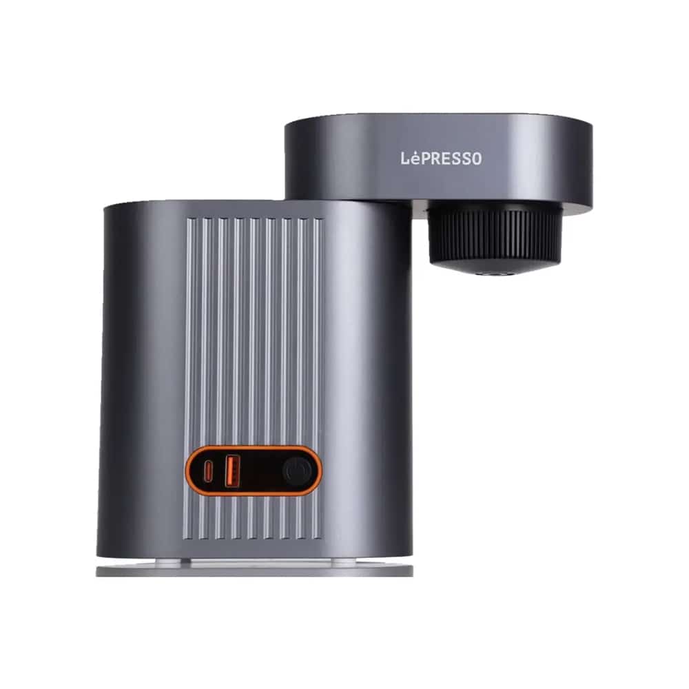 365236234624363467 آلة الإسبريسو المحمولة Lepresso BrewCell المزودة بمدخل شحن من النوع C وUSB-A - رمادي - الصورة 1