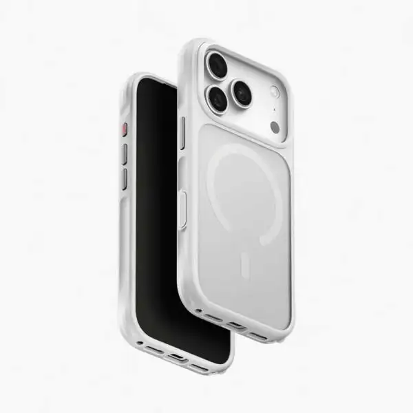 UNIQ Veren Frosted Shield Case for iPhone 18 Pro - Chalk Frost