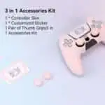 GeekShare Silicone Protective Case For PS5 DualSense Controller - Cat Paw Pink - Image 4
