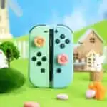 GeekShare Flower-Heart Silicone Thumb Grip Caps For Nintendo Switch 2 - Pink - Image 2