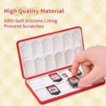 GeekShare Cream Strawberry Portable Card Case for Switch 2 - Red - Image 3