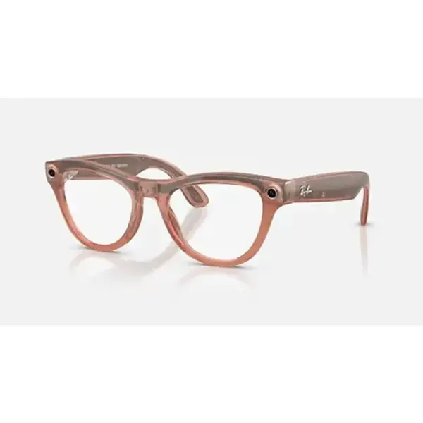 Ray-Ban Meta Skyler Gen 2 Smart Glasses with Meta AI & 12MP Camera - Shiny Peach
