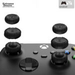 GeekShare Xbox Controller Joystick Caps, 3 Pairs of Silicone Protective Covers - Black