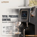 Lepresso Avorio Italian Pump Commercial Coffee Machine - Black - Image 5