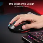 Redragon Woki Superlight Wireless Gaming Mouse - Black - Image 2