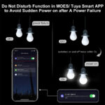 MOES WIFI Smart Color LED light Bulb 14W - Image 7