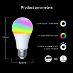 MOES WIFI Smart Color LED light Bulb 14W - Image 2