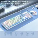 Redragon S139 Gaming Essentials Mechanical Keyboard(English) and Mouse Combo Set - Image 3