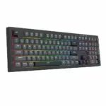 Redragon CRUX Membrane Wired RGB Gaming Keyboard - Black - Image 3