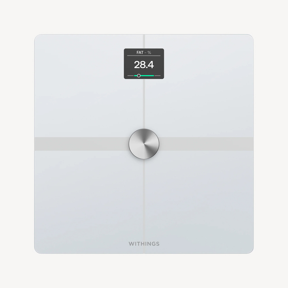 kjnalksc Withings Body Smart Advanced Body Composition Wi-fi Smart Scale - White - Image 1