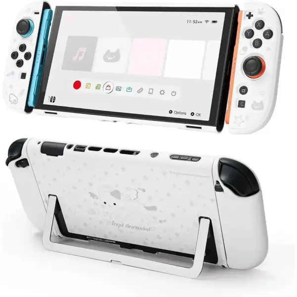 GeekShare Protective Shell Dockable Hard Case Compatible with Switch 2 - Star Angel Cat
