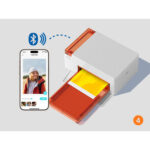Liene Amber Printer 4x6- 60 Sheet-3X3-20 Sheet Paper & 2 Ink Without Battery - white & orange - Image 4
