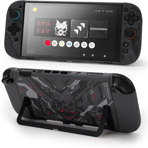 GeekShare Protective Case For Nintendo Switch 2 - Black Cyber