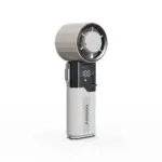Porodo Lifestyle Chillo Plus Rechargeable Ice Cooling Fan - White - Image 2
